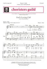 God's Loving Call Unison choral sheet music cover
